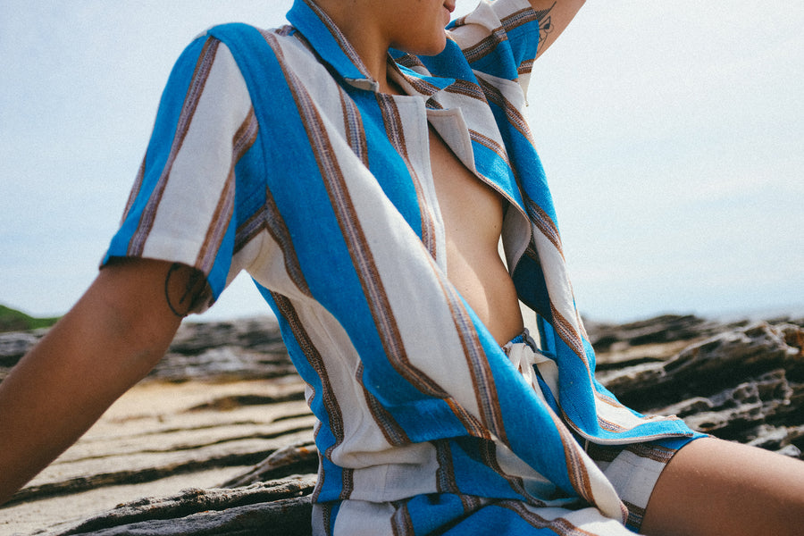 Afghan Cotton Stripe Shirt