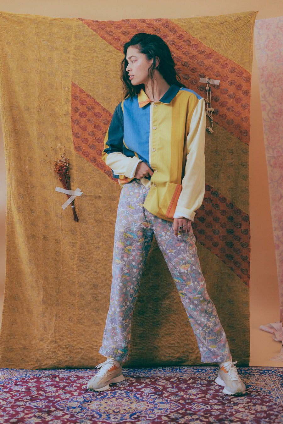 Colour Block Signature Jacket