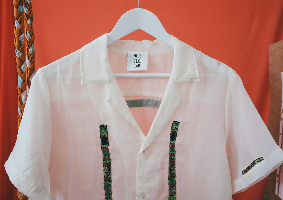Yours Truly Sheer Silk Shirt