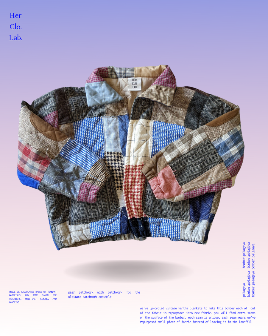 Pelageya Patchwork Bomber # 35