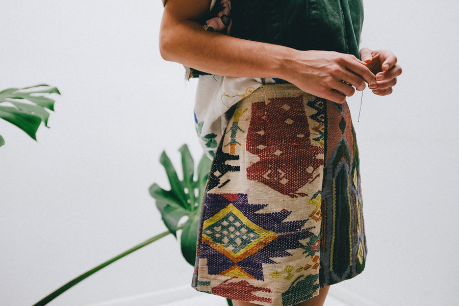 Hill Ikat Skirt