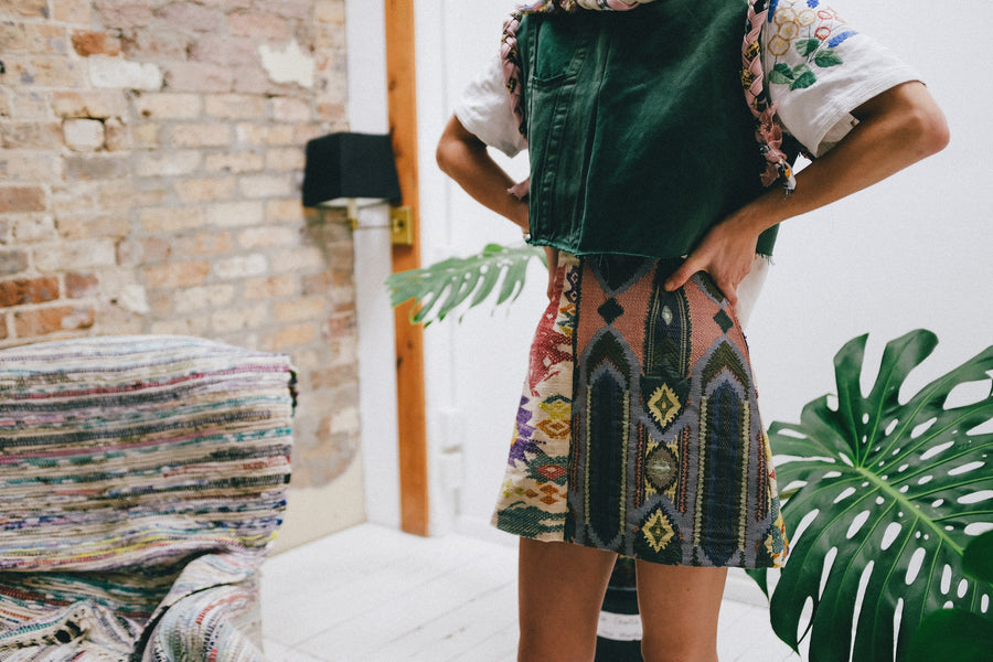 Hill Ikat Skirt