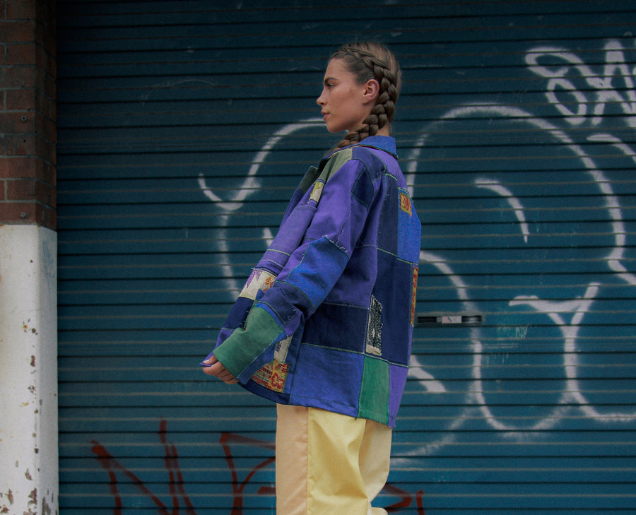 Patchwork Signature Jacket