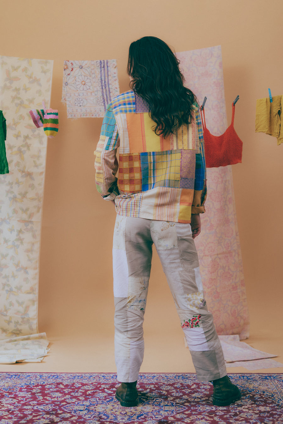 Patchwork Signature Jacket