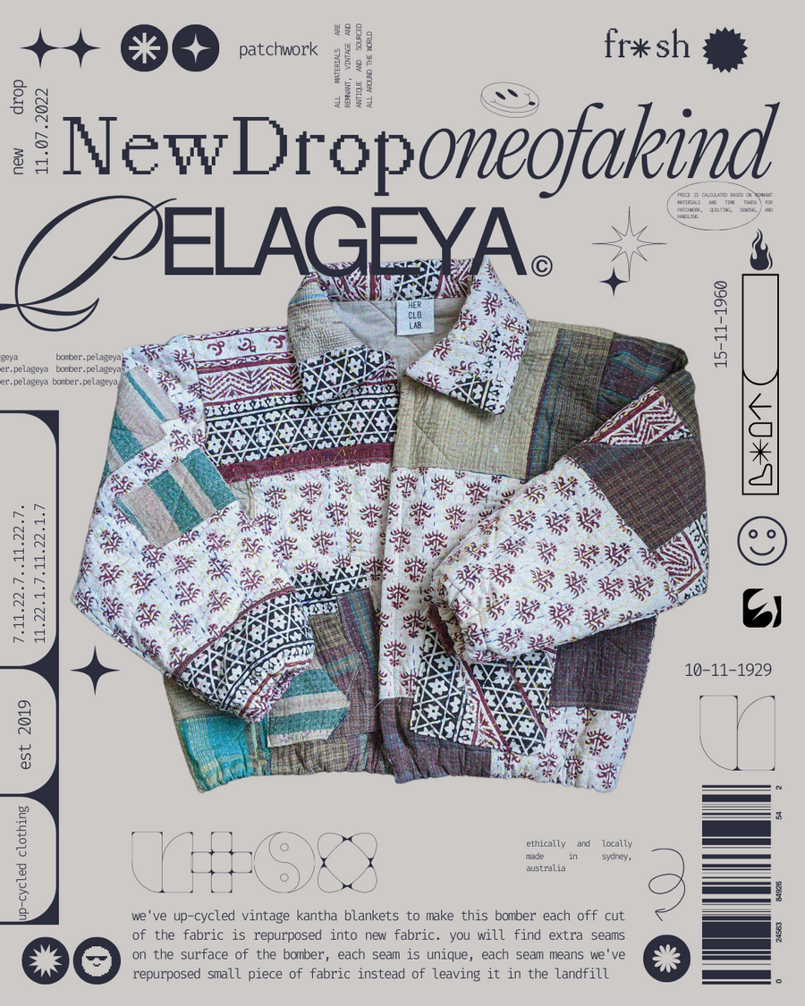Pelageya Patchwork Bomber No. 32