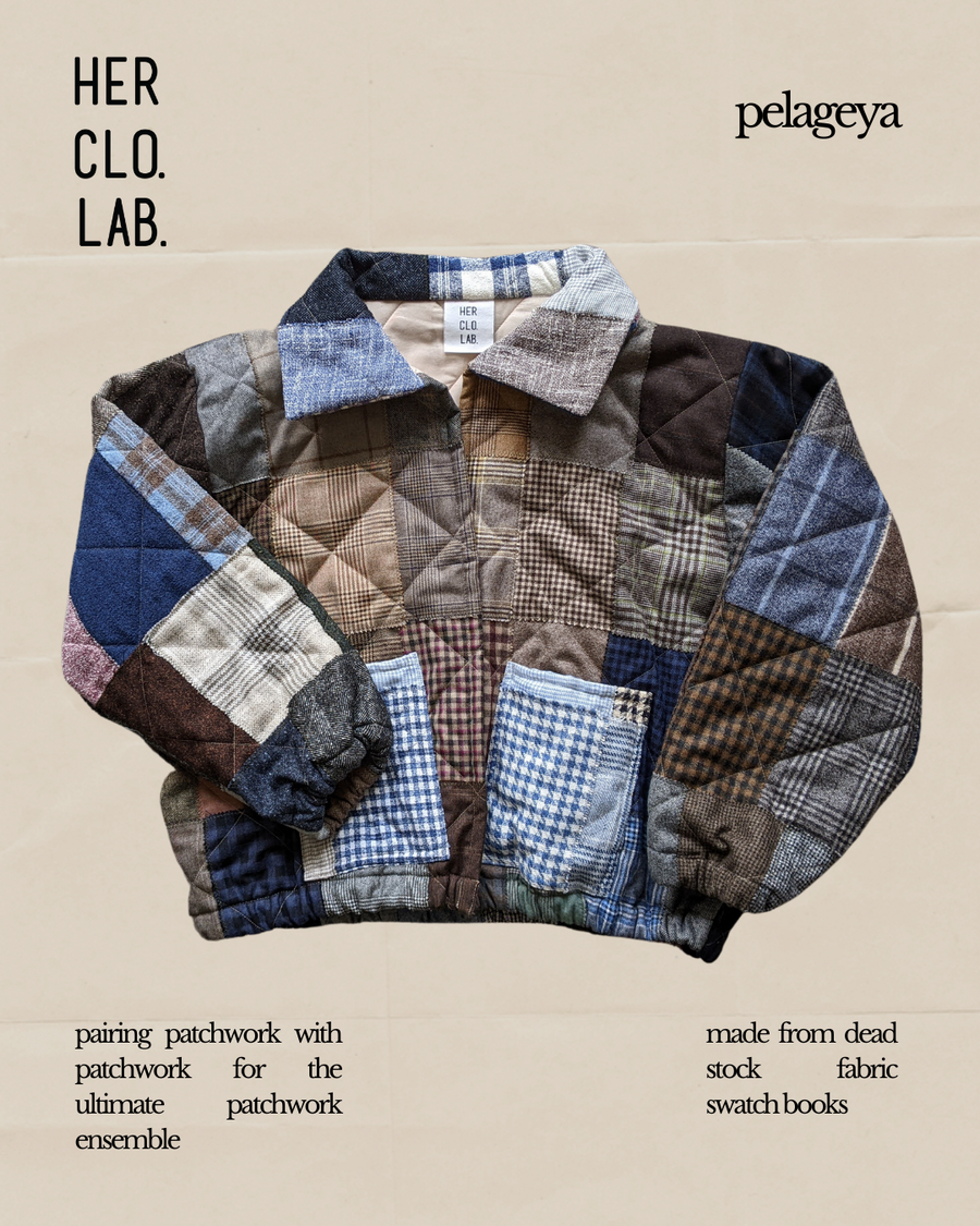 Pelageya Patchwork Bomber # 19