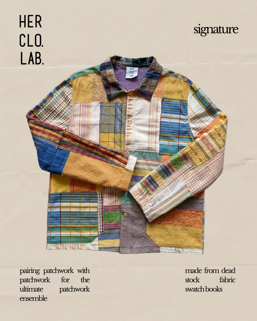 Patchwork Signature Jacket