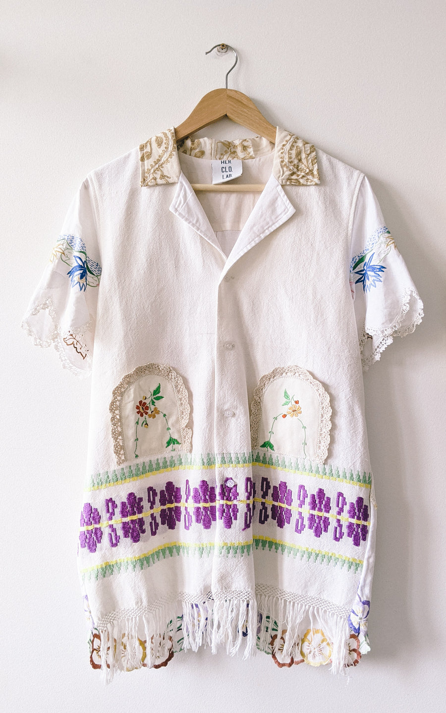 Patchwork Yours Truly Yours Shirt