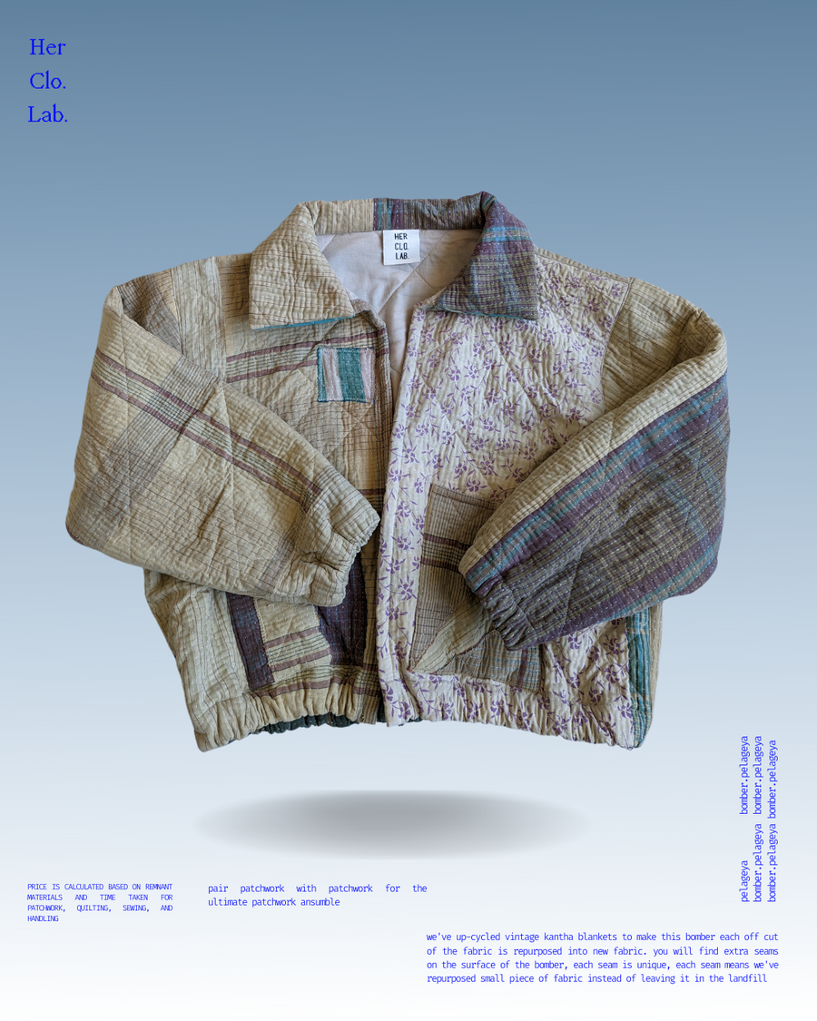 Pelageya Patchwork Bomber # 34