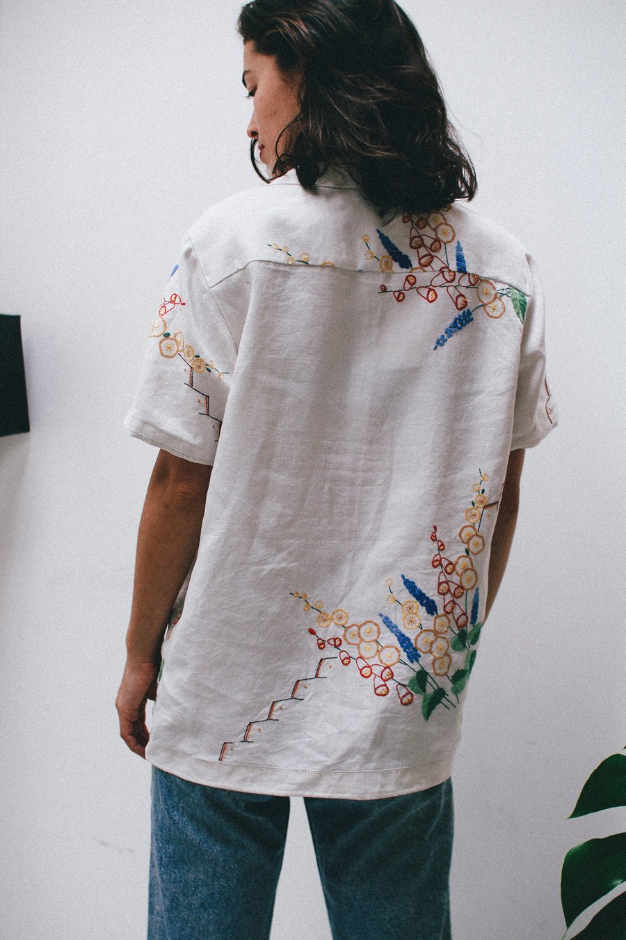 Yours Truly Embroidered Shirt
