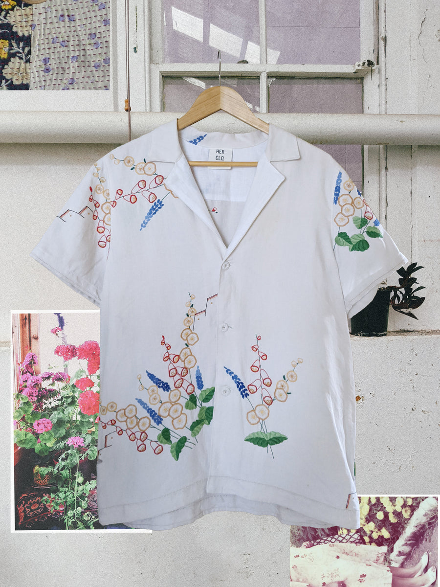 Yours Truly Embroidered Shirt
